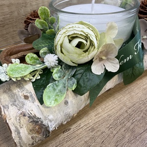 Sírdísz farönkön mécsessel 3 - otthon & életmód - vallás - temetkezési tárgy - sírdísz, kegyeleti dísz - Meska.hu