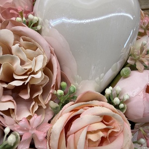 Rózsaszín virágbox - otthon & életmód - dekoráció - asztal és polc dekoráció - díszdoboz - Meska.hu