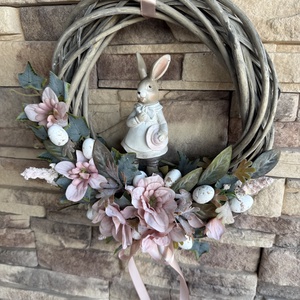 Boglárkás húsvéti kopogtató  - Meska.hu