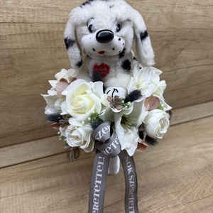 Dalmatás ballagási csokor - Meska.hu