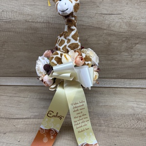 Ballagási csokor zsiráffal - Meska.hu