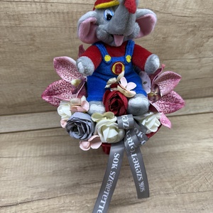 Ballagási csokor elefánttal - Meska.hu