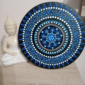 Kékség mandala - Meska.hu