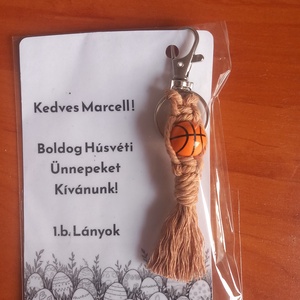 Makramé  kulcstartó  - táska & tok - kulcstartó & táskadísz - táskadísz - Meska.hu