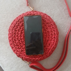 Kis horgolt macarontáska - táska & tok - kézitáska & válltáska - kézitáska - Meska.hu