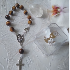 Egy Tizedes Ásvány Rózsafüzér  - ékszer - nyaklánc - medál - Meska.hu