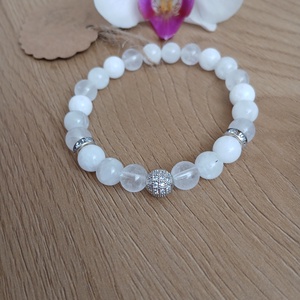 Belsőf�ny energia karkötő , Ékszer, Karkötő, Ásványkarkötő, Gyöngyfűzés, gyöngyhímzés, MESKA