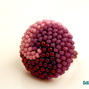 Spirálos 3 színű kerek gyűrű - 54. verzió - ékszer - gyűrű - kerek gyűrű - Meska.hu