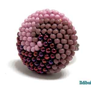 Spirálos 3 színű kerek gyűrű - 60. verzió - Meska.hu