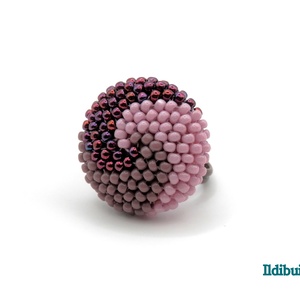 Spirálos 3 színű kerek gyűrű - 60. verzió - Meska.hu