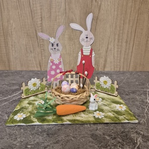 Tavaszi dekor Húsvétra, Ünnepi díszek, dekorációk, Húsvéti díszek és dekorációk, Húsvéti ajtódísz, kopogtató, , MESKA