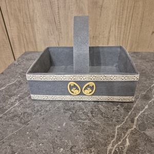 Húsvéti kosárka - ünnepi díszek, dekorációk - húsvéti díszek és dekorációk - húsvéti ablakdíszek - Meska.hu