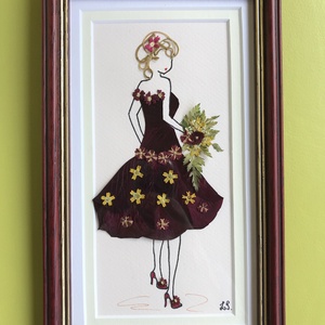 Kisasszony 4. 11cm21cm - Meska.hu