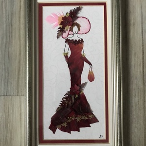 Hölgy 2    14cm 25cm - Meska.hu
