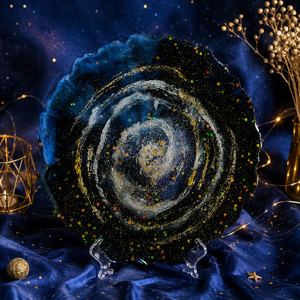 Galaxis új őrzői � kézzel készült epoxi gyanta tálca, Otthon & Életmód, Dekoráció, Asztal és polc dekoráció, Asztaldísz, , MESKA