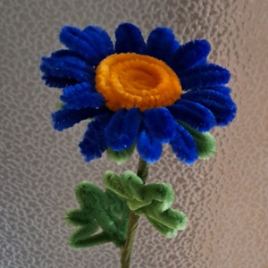  Örök virág zseníliadrótból - otthon & életmód - dekoráció - virágdísz és tartó - csokor & virágdísz - Meska.hu