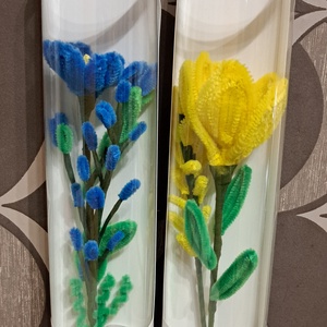 Virág díszdobozban, 25 cm. , Otthon & Életmód, Dekoráció, Virágdísz és tartó, Csokor & Virágdísz, , MESKA