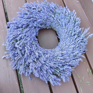 Hatalmas, nagyon nagy és súlyos levendula koszorú/kopogató  - otthon & életmód - dekoráció - ajtó- és ablak dekoráció - ajtódísz & kopogtató - Meska.hu