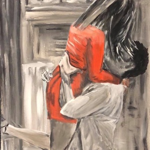 Megáll az idő - akril festmény, Művészet, Festmény, Akril, , MESKA