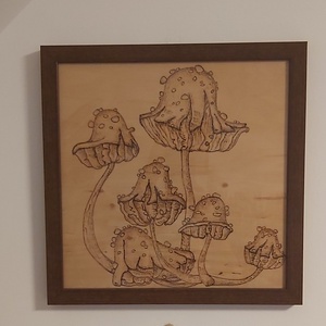 Pirográf kép - Meska.hu