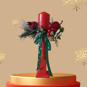 Karácsonyi asztali dísz, Karácsony, Karácsonyi lakásdekoráció, Ünnepi asztaldekoráció, , MESKA