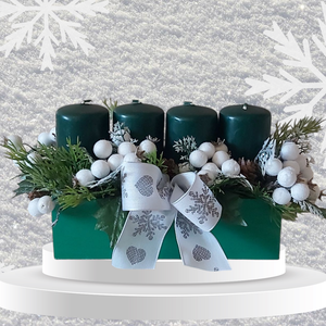 Karácsonyi asztali dísz - Meska.hu