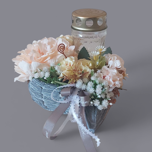 Kegyeleti sírdísz, Otthon & Életmód, Vallás, Temetkezési tárgy, Sírdísz, kegyeleti dísz, , MESKA