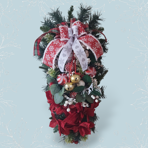 Karácsonyi ajtó kopogtató, Karácsony, Karácsonyi lakásdekoráció, Karácsonyi ajtódíszek, , MESKA