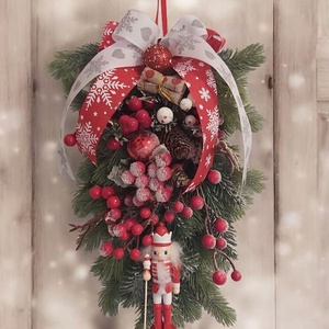 Karácsonyi ajtó kopogtató - Meska.hu