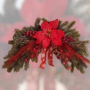 Karácsonyi ajtó kopogtató - Meska.hu