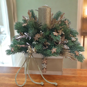 Karácsonyi asztalidísz - Meska.hu