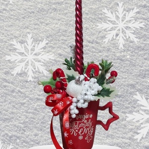 Karácsonyi asztalidísz - Meska.hu