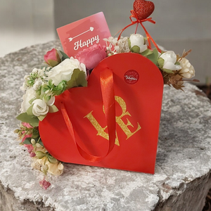 Virágbox, Otthon & Életmód, Dekoráció, Asztal és polc dekoráció, Díszdoboz, Virágkötés, MESKA