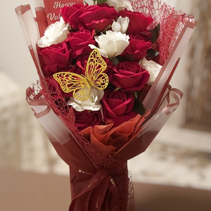 Örök virágcsokor, Otthon & Életmód, Dekoráció, Virágdísz és tartó, Virágcsokor, Virágok, , MESKA