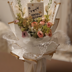 Örök virágcsokor - Meska.hu