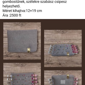 Tűpárna, Otthon & Életmód, Lakástextil, Varrókellék, , MESKA