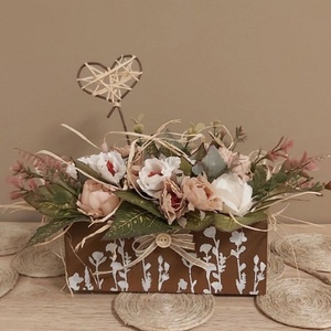 Asztali dísz, Otthon & Életmód, Dekoráció, Dísztárgy, Virágkötés, MESKA