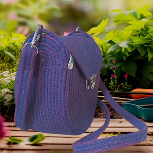 Női ferdepántos táska - táska & tok - bevásárlás & shopper táska - kenyeres zsák - Meska.hu