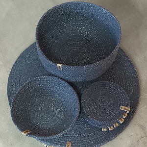 Étkező asztali szett - otthon & életmód - konyhafelszerelés, tálalás - tálalás - tányér- és poháralátét - Meska.hu