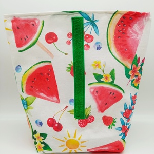 Uzsonnás táska snackbaggel - Lunch bag - Zero waste  - táska & tok - uzsonna- & ebéd tartó - ebéd tasak, doboz - Meska.hu