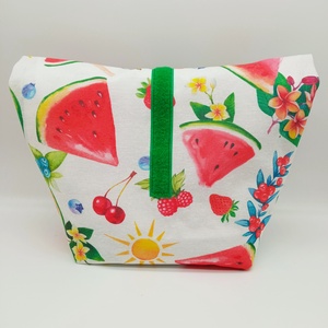 Uzsonnás táska snackbaggel - Lunch bag - Zero waste  - táska & tok - uzsonna- & ebéd tartó - ebéd tasak, doboz - Meska.hu
