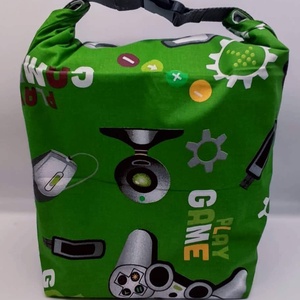 Uzsonnás táska - Rolltop lunch bag - zero waste, Táska & Tok, Uzsonna- & Ebéd tartó, Ebéd tasak, doboz, Varrás, MESKA