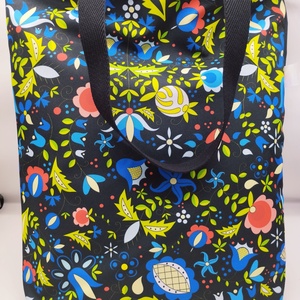 Matyó mintás nagy pakolós táska - táska & tok - kézitáska & válltáska - nagy pakolós táska - Meska.hu