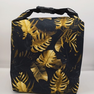 Uzsonnás táska - Roll top Lunch bag - Zero waste  - táska & tok - uzsonna- & ebéd tartó - ebéd tasak, doboz - Meska.hu