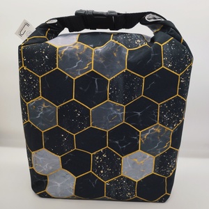 Uzsonnás táska - Roll top Lunch bag - Zero waste  - táska & tok - uzsonna- & ebéd tartó - ebéd tasak, doboz - Meska.hu