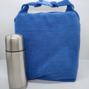Uzsonnás táska - Roll top Lunch bag - Zero waste , Táska & Tok, Uzsonna- & Ebéd tartó, Ebéd tasak, doboz, Varrás, MESKA