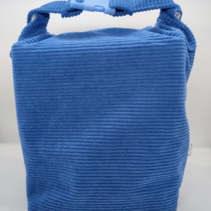 Uzsonnás táska - Roll top Lunch bag - Zero waste  - táska & tok - uzsonna- & ebéd tartó - ebéd tasak, doboz - Meska.hu