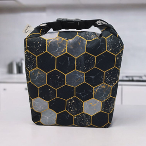 Uzsonnás táska - Roll top Lunch bag - Zero waste , Táska & Tok, Uzsonna- & Ebéd tartó, Ebéd tasak, doboz, Varrás, MESKA