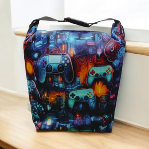 Uzsonnás táska - Roll top Lunch bag - Zero waste , Táska & Tok, Uzsonna- & Ebéd tartó, Ebéd tasak, doboz, Varrás, MESKA
