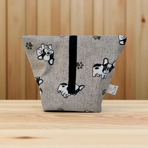 Bulldogos Uzsonnás zsák, táska - lunch bag, Táska & Tok, Uzsonna- & Ebéd tartó, Ebéd tasak, doboz, Varrás, MESKA